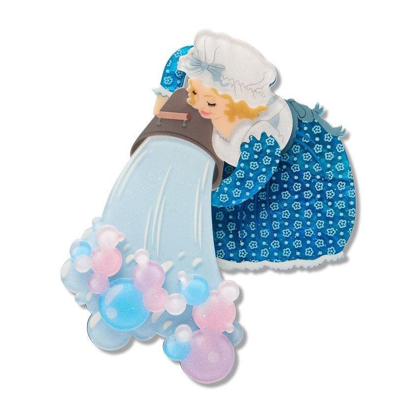 Erstwilder Dame Washalot Brosche