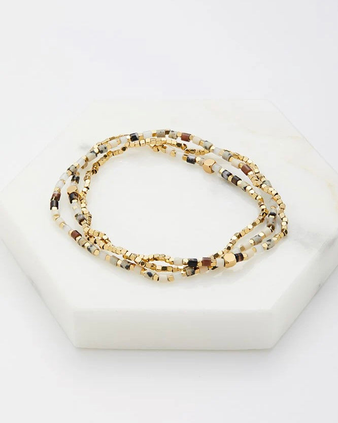 Ophelia Wrap Bracelet Black