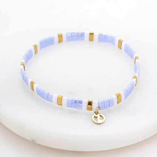 Tile Bracelet Sky/Gold 7546
