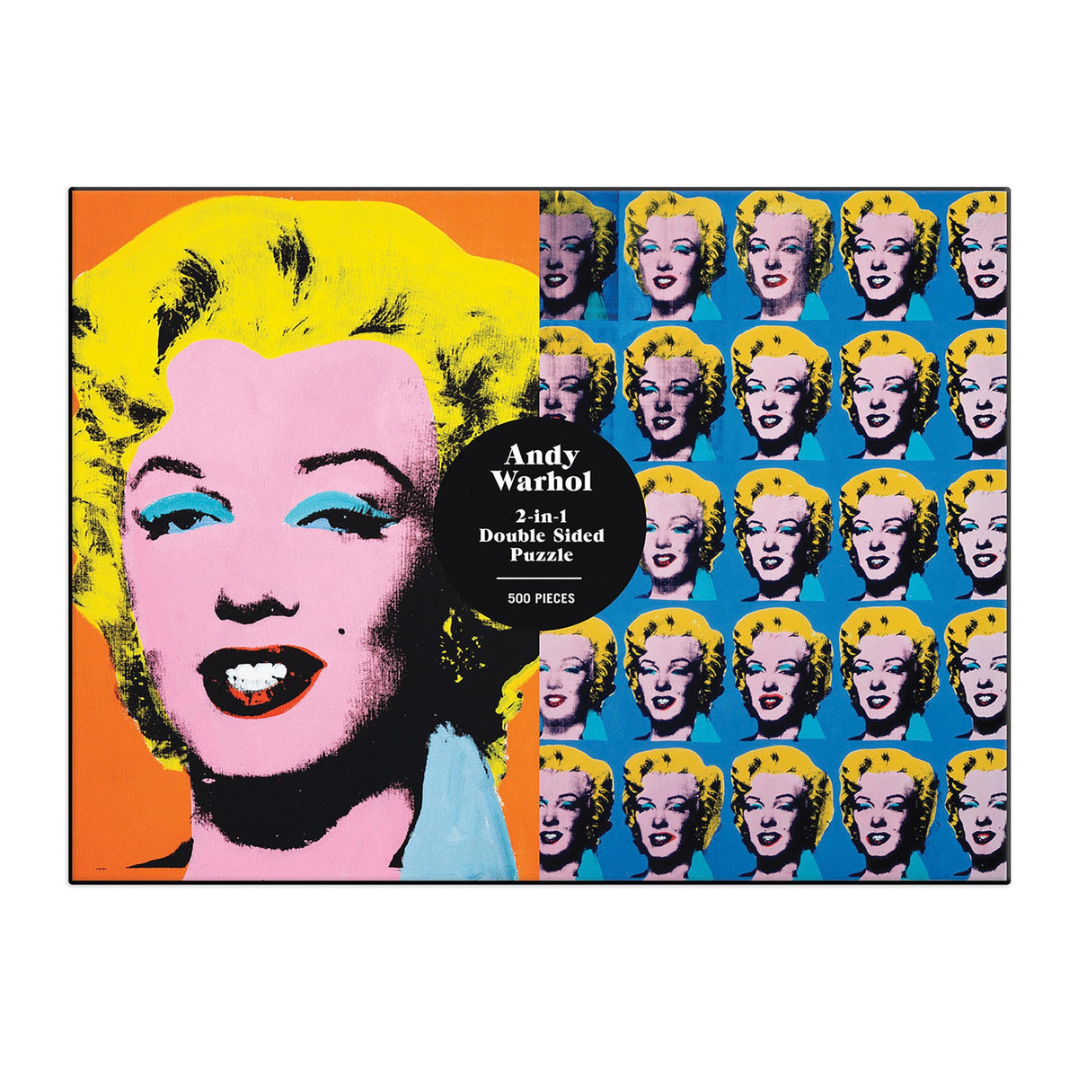 Andy Warhol Marilyn 500 Piece Double Sided Puzzle