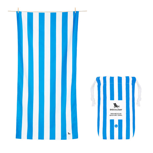 Dock and Bay Quick Dry Towel - Bondi Blue