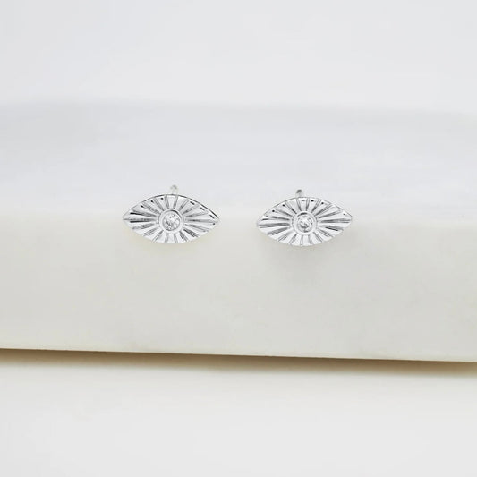 Evil Eye Stud Silver 7394