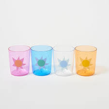 Sunnylife Poolside Highball Tumbler - Set of 4