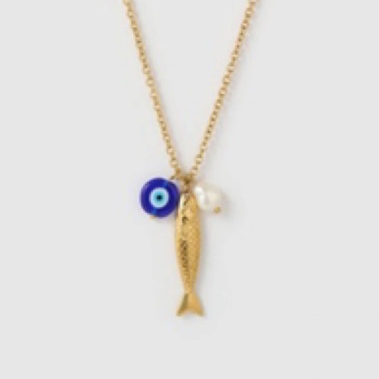 Sirena Charm Necklace by Arms of Eve