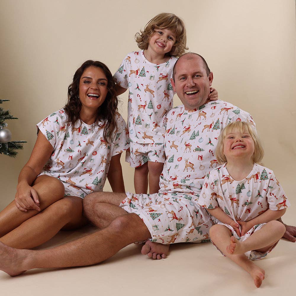 Prancer & Friends Organic Kids PJ Set: Size 6