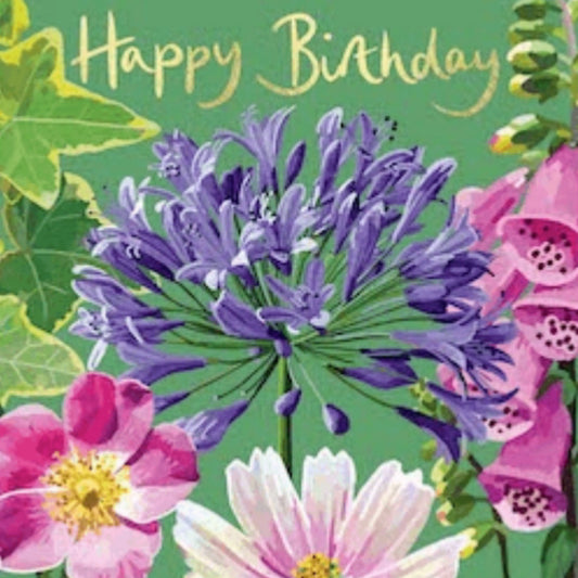 Sarah Kelleher Happy Birthday Summer Florals Card
