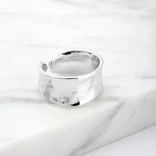 Verstellbarer Ring Bianca Silber