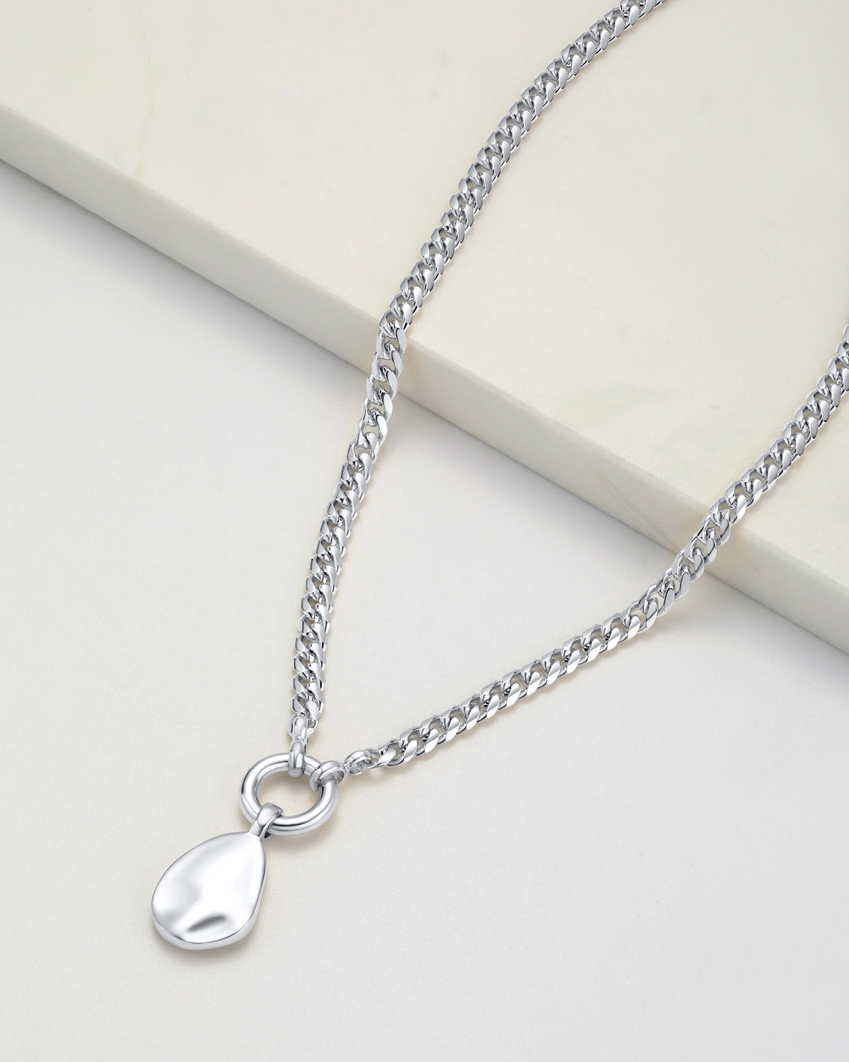 Weidenhalskette Silber