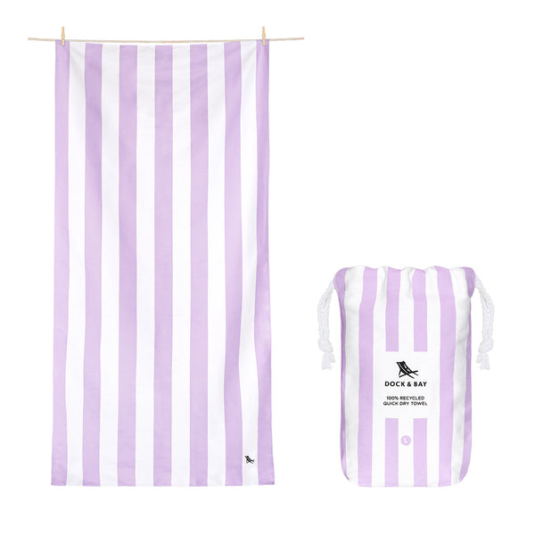Dock and Bay Quick Dry Towel - Lombok Lilac