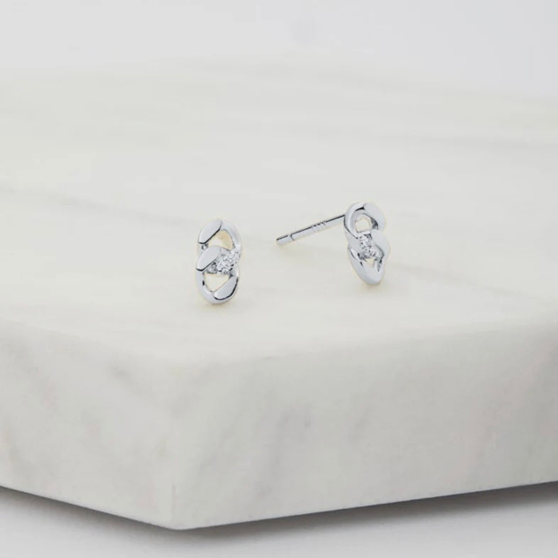 Grace Stud Earrings Silver 6966