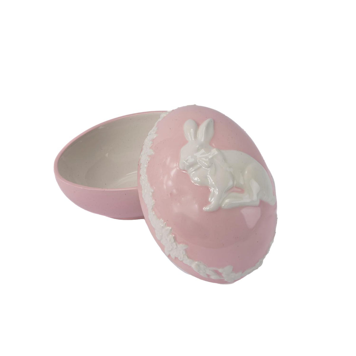 Egg Trinket Box Jasper Pink