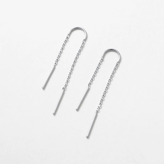 Ohrringe Ivy Faden Silber 7345