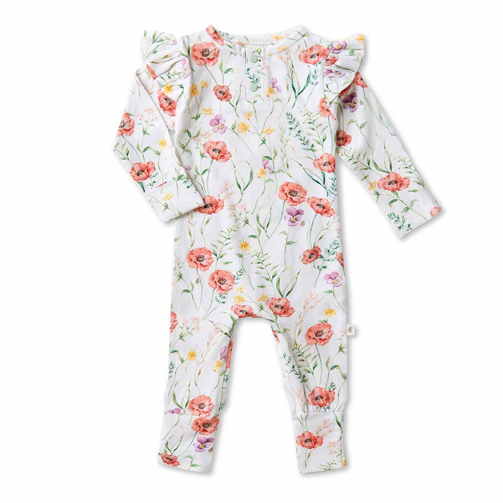 Meadow Organic Growsuit with Frills