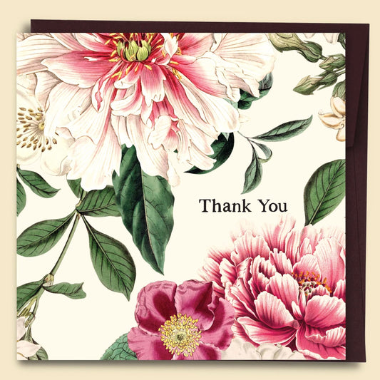 Thank you Floral Garden Cards