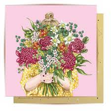 Girl Bouquet Card FC-LL242