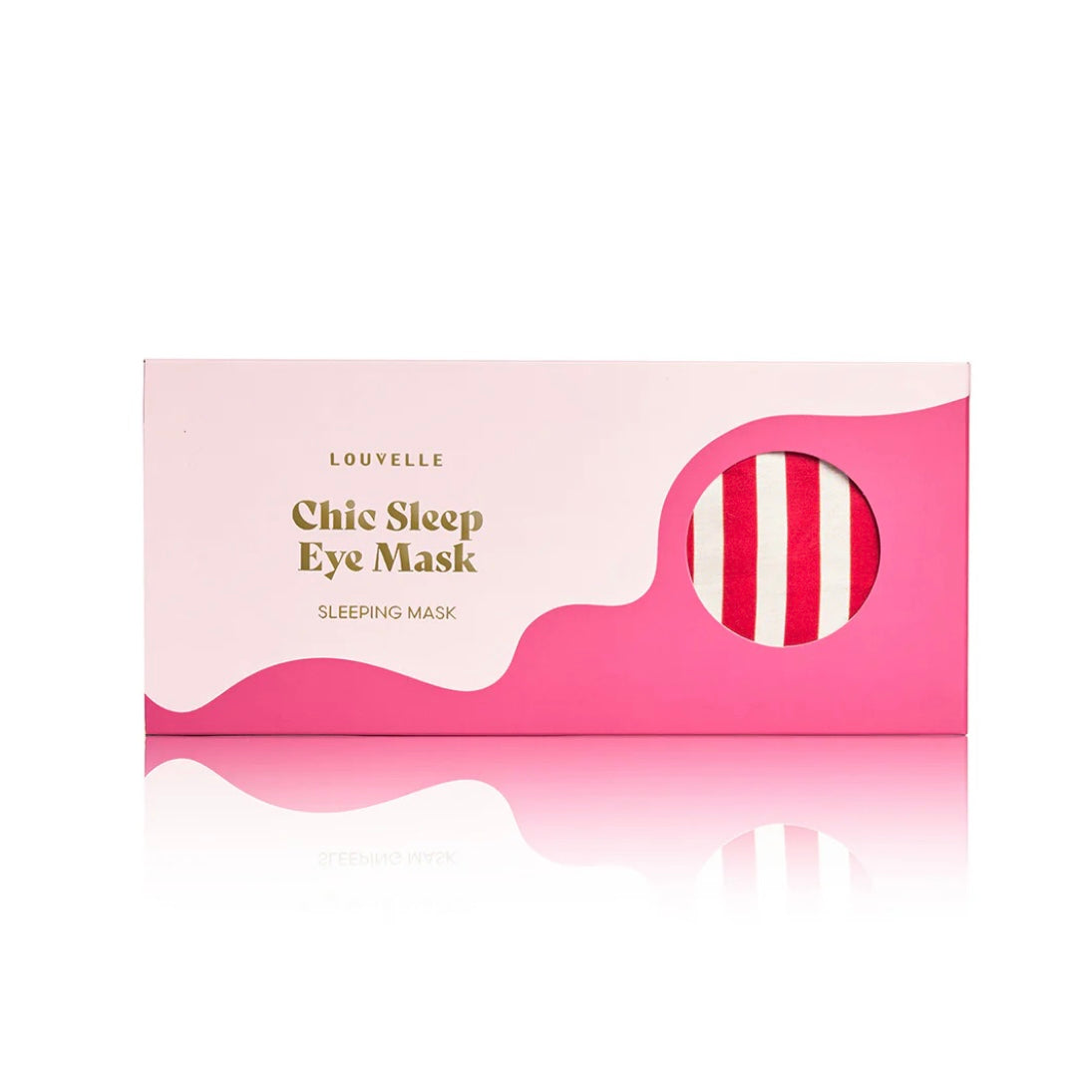 Eye Mask - Pink Cabana Stripe