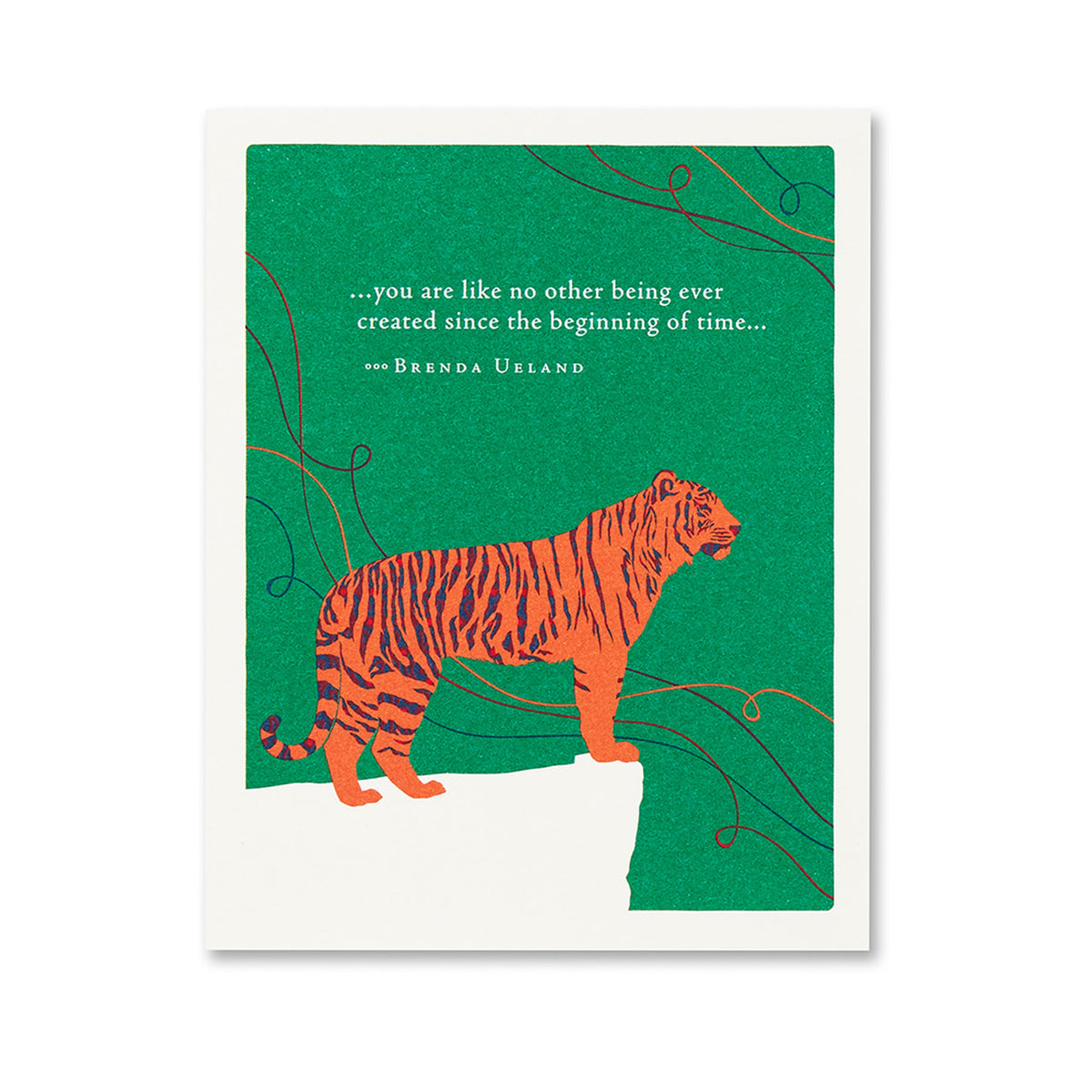 You Are Like No Other Being Created - Postively Green Birthday Card 6869