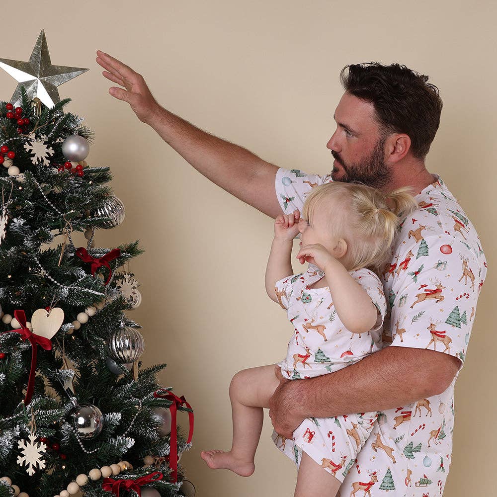 Prancer & Friends Organic Kids PJ Set: Size 4