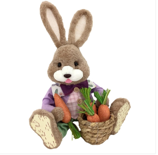 Mr Violet Rabbit Sitting