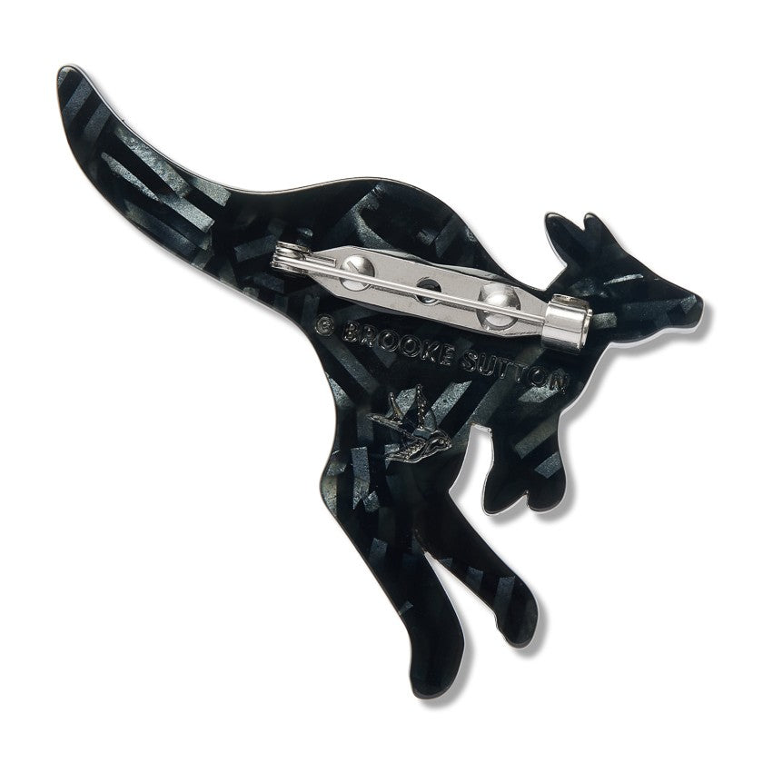 Brooke Sutton Matjumpa Ritjinguthina (Kangaroo) Brooch