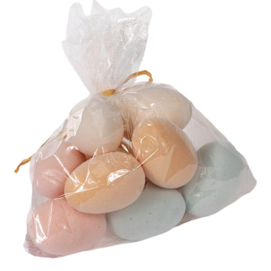 10pc/Bag Pastel Flocked Eggs