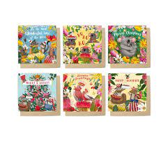 Enchanted Garden Christmas Card Pack CR-LL36