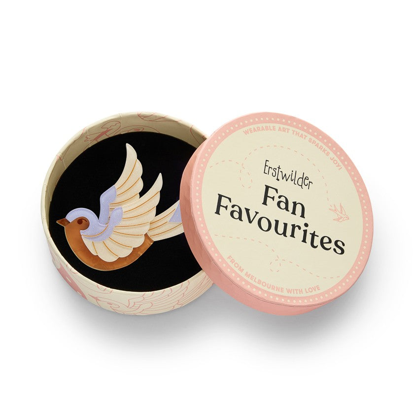 Erstwilder Fancie Jo Sparrow Brooch
