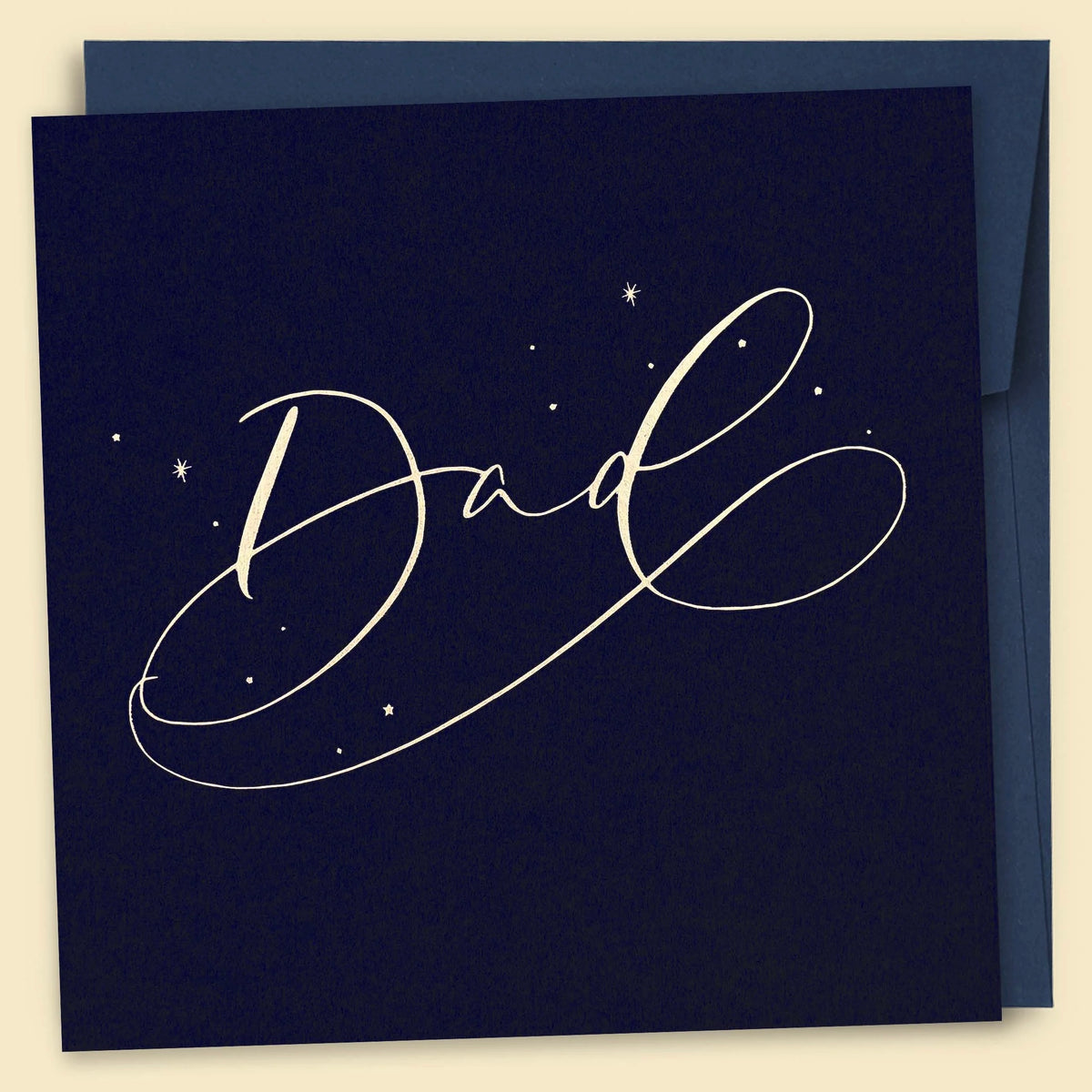 Dad Constellations Navy Card