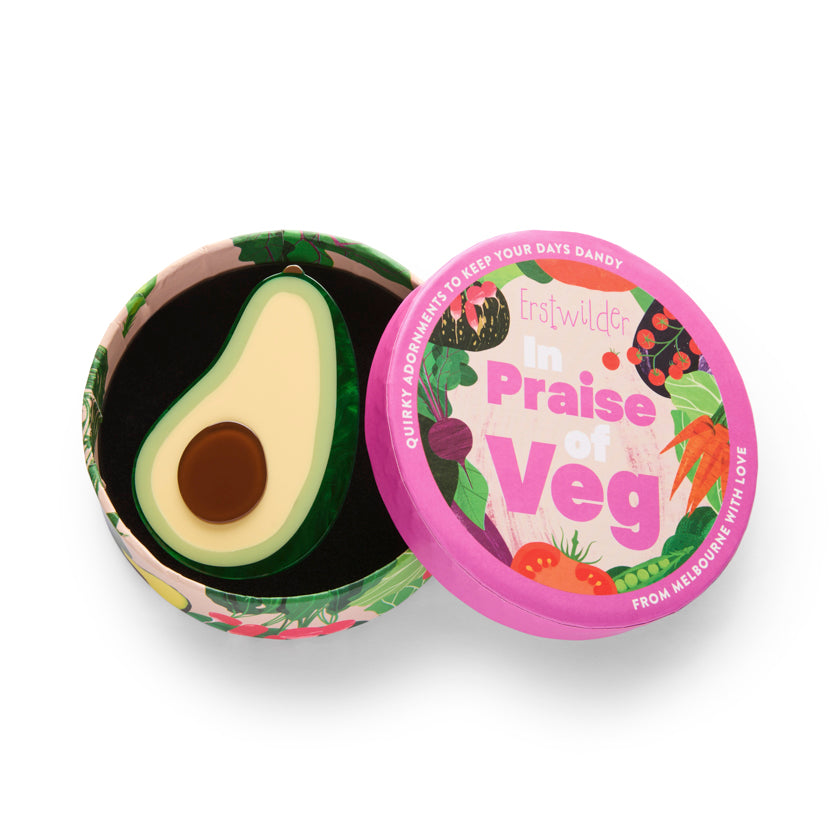 Erstwilder Avocado Affair Brooch