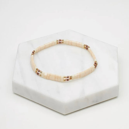Tile Bracelet Blush 7084