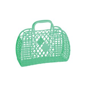 Sunjellies Green Small Retro Basket