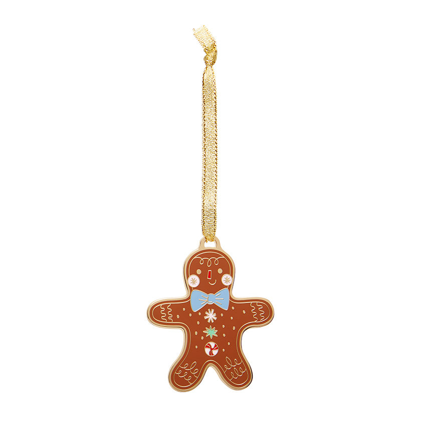 Emaille-Christbaumschmuck „Nikolaus-Nascherei“