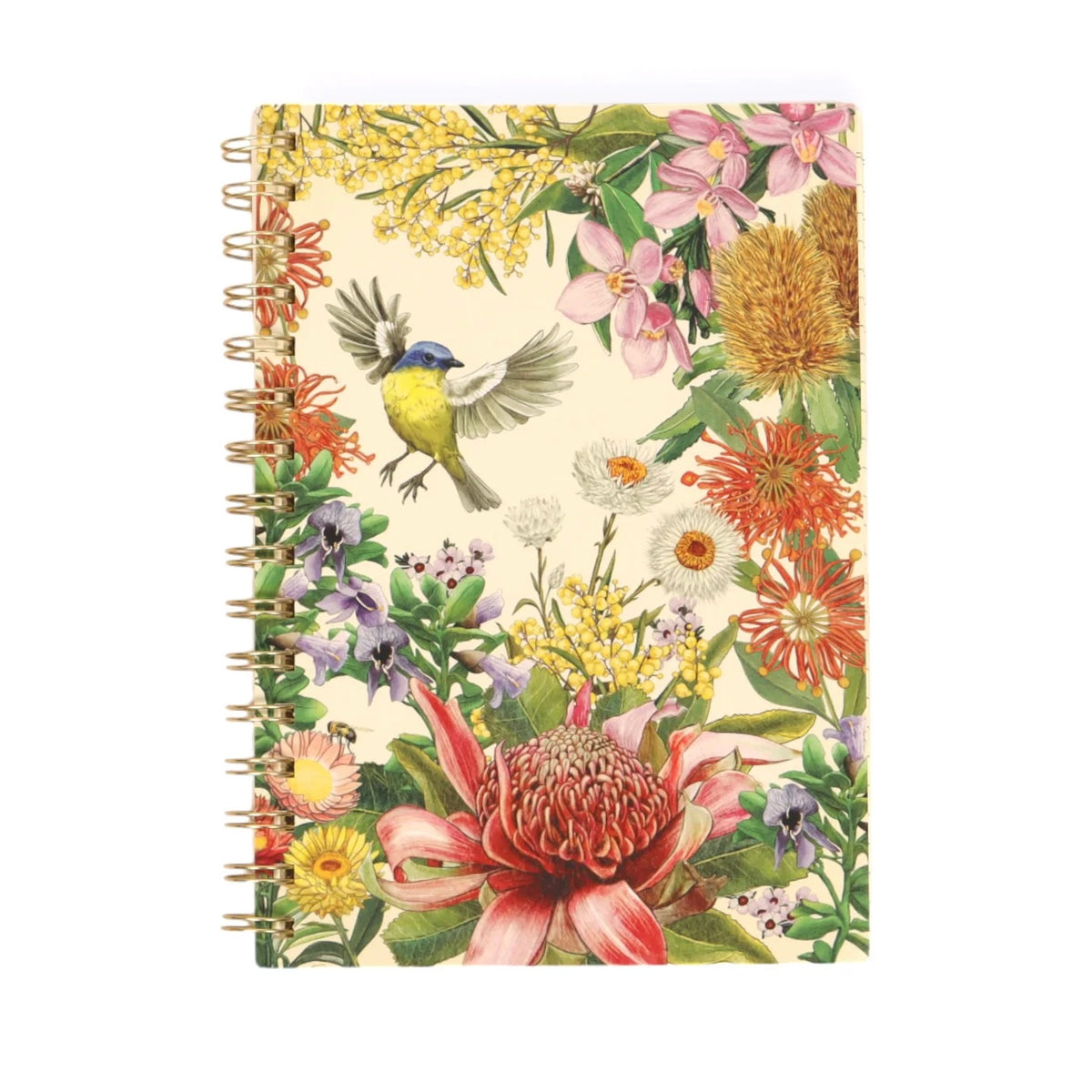 La La Land A5 Spiral Notebook Botanical Blooms
