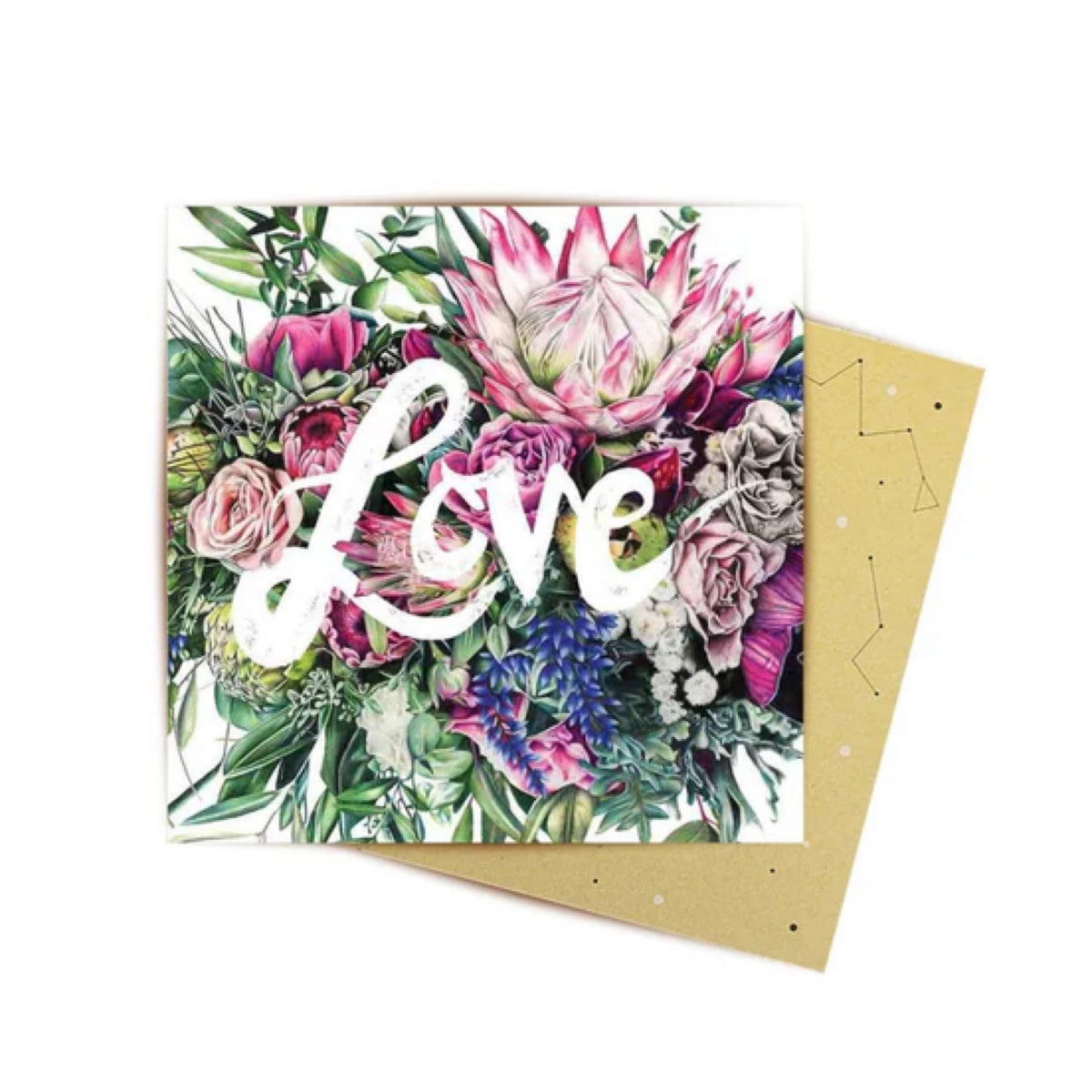 La La Land Love Bouquet Mini Card