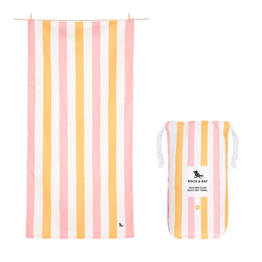 Dock and Bay Quick Dry Towel - Peach Sorbet