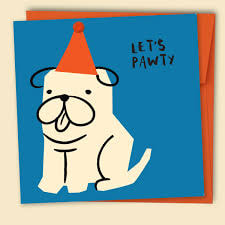 Let’s Pawty - Blue