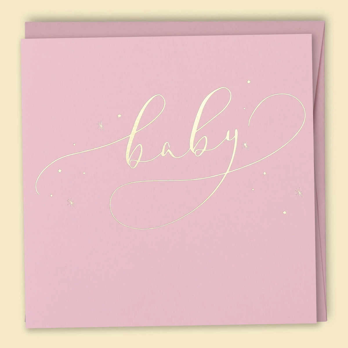 Baby Sternenbilder Karte - Rosa 690342