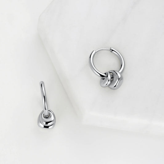 Sadie Large Earring Silver 7128