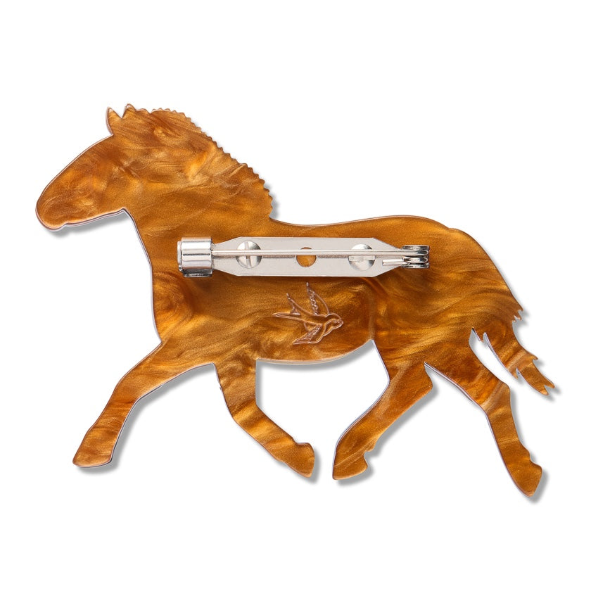 Erstwilder Takhi Wild Horse Brooch