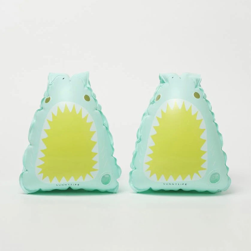 Kids Float Bands Salty The Shark | Aqua