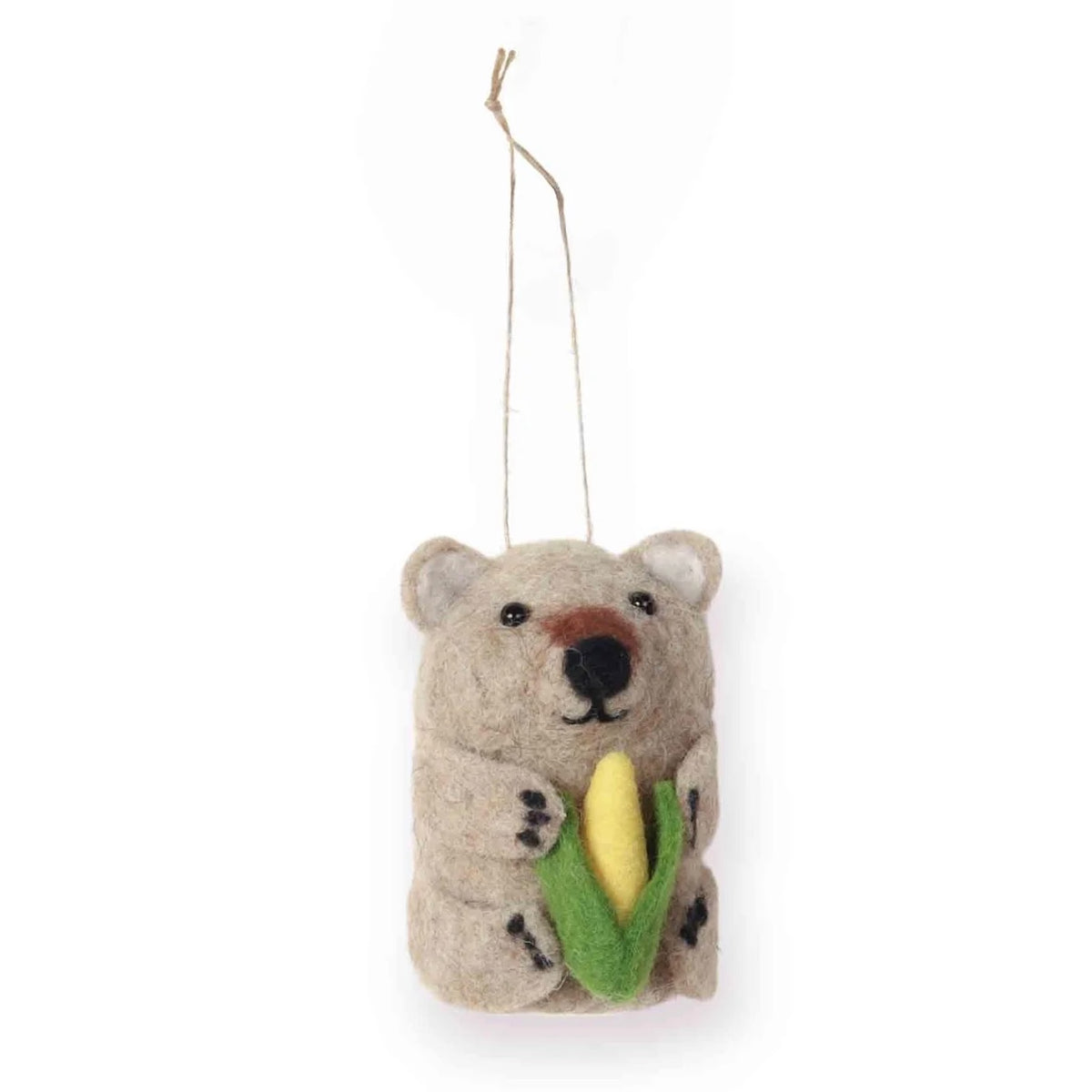 La La Land Felt Wombat Ornament FO-LL08