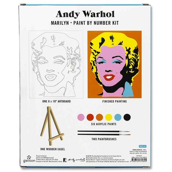 Andy Warhol Marilyn Malen-nach-Zahlen-Set
