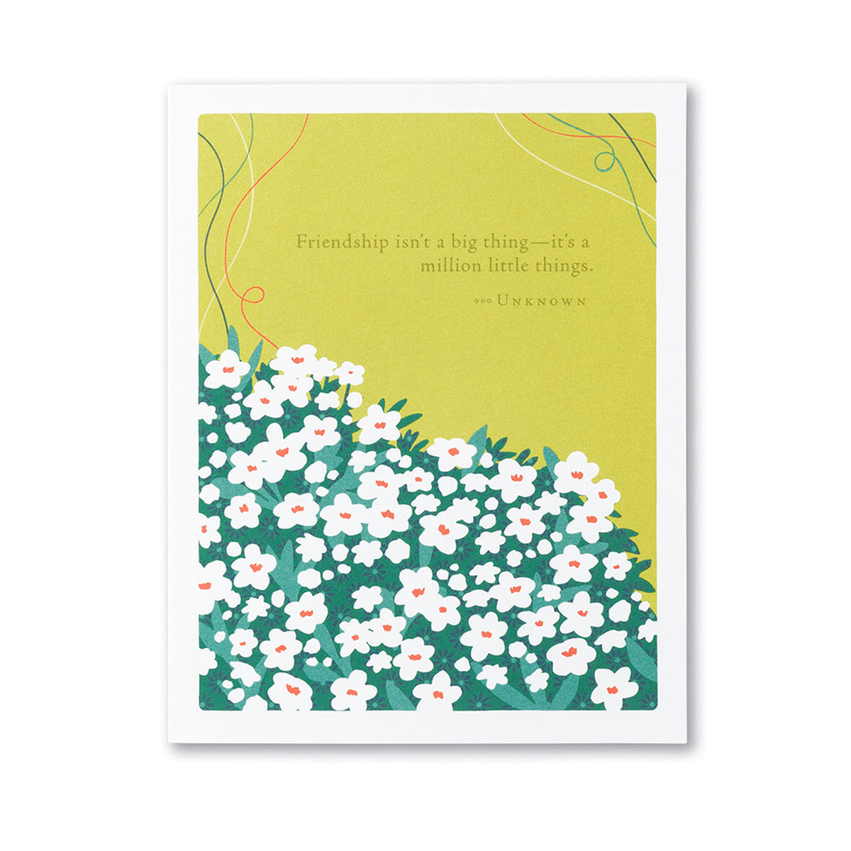 Friendship Isn’t A Big Thing - Positively Green 6529