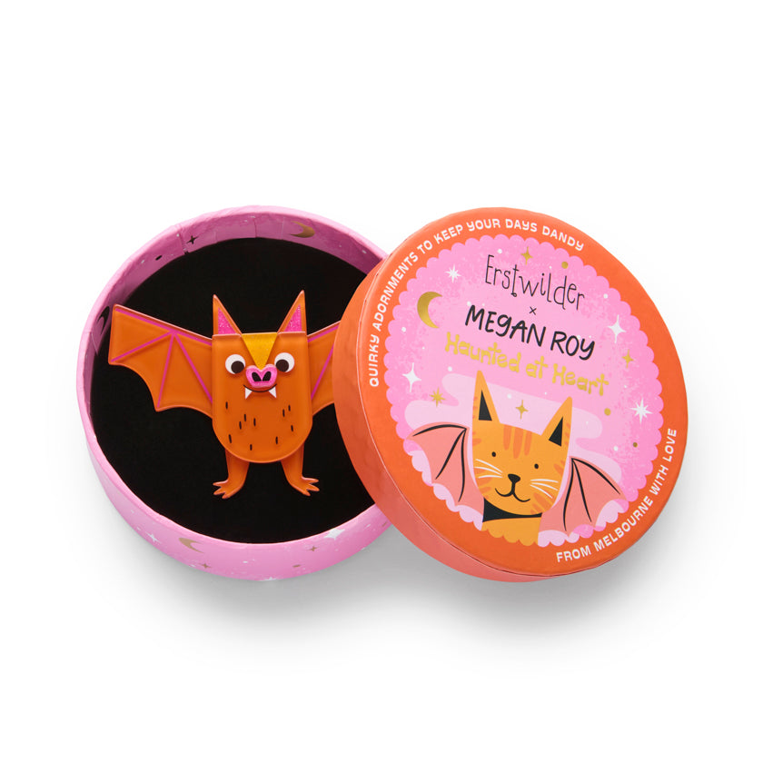 Fledermaus-Brosche