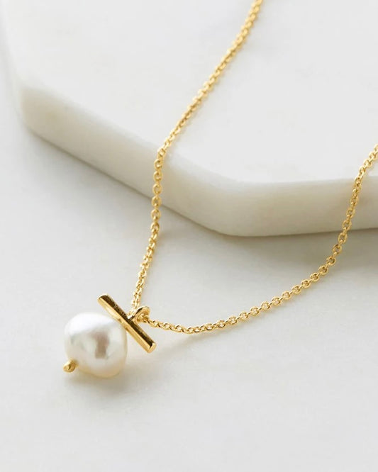 Sierra Necklace Pearl