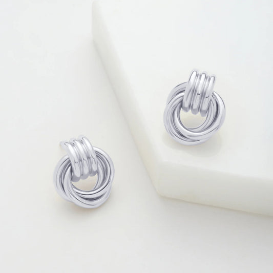 Mohnohrring Silber 6647