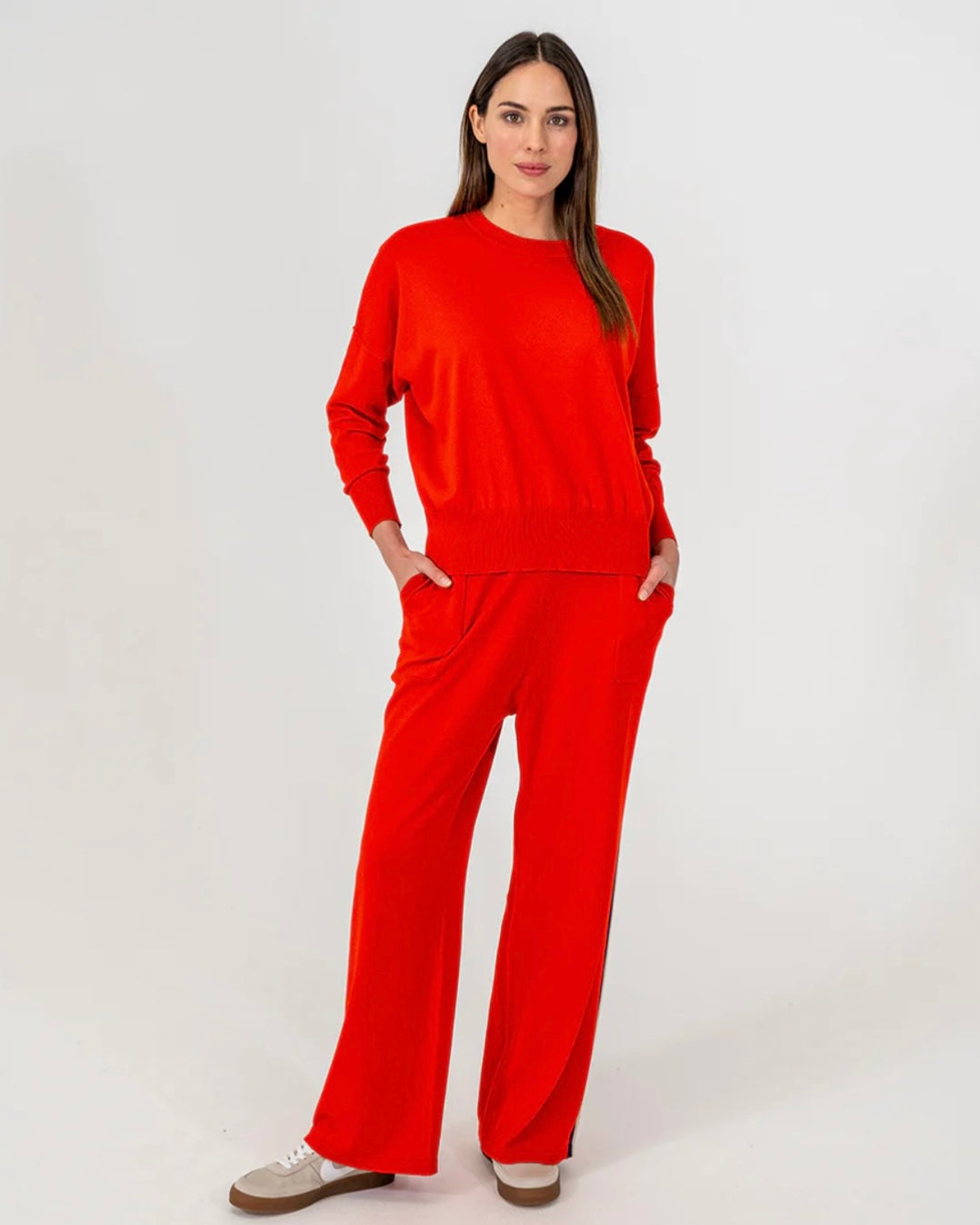 Arlington Milne Blake Lounge Speed Stripe Lounge Pant Poppy Sport