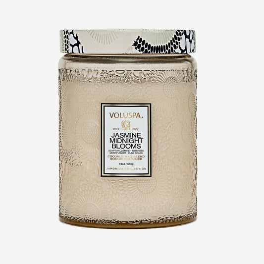 Voluspa Jasmine Midnight Blooms Candle 510g