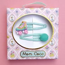 Roller Skate Hair Clips