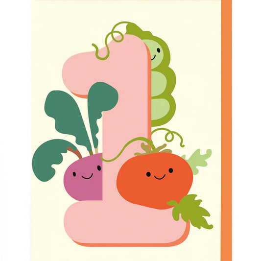 Age 1 Vegetables Card